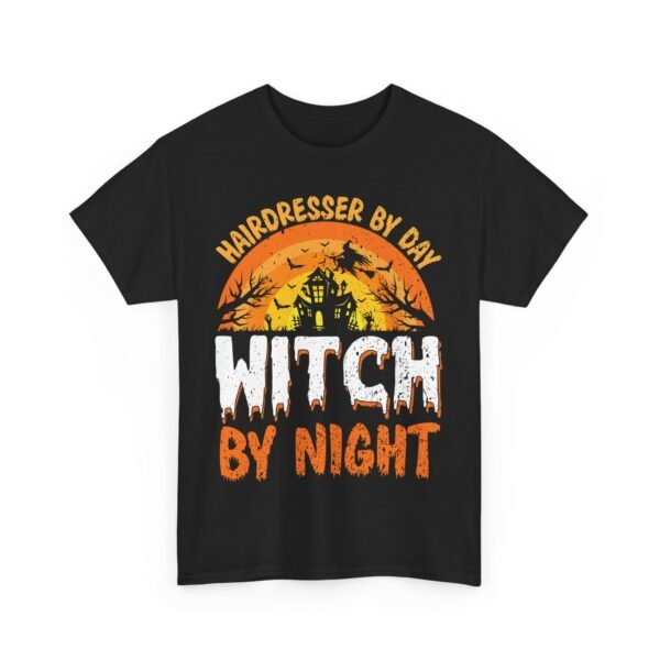 Hairdresser by Day Witch by Night Halloween T-Shirt 100% Cotton Unisex