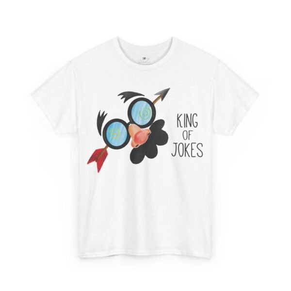 King Of Jokes - Lighten the Mood Anywhere with This Comical Cotton T-Shirt