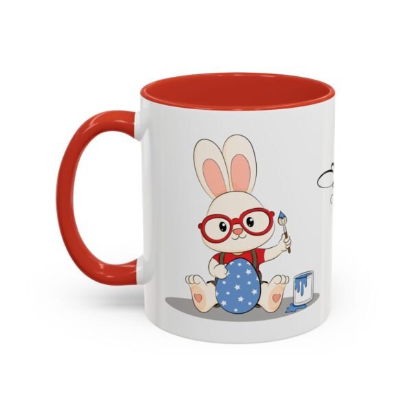 Celebrate Easter with This Bunny & Egg Graphic Ceramic Mug – Festive Sips! - Image 3