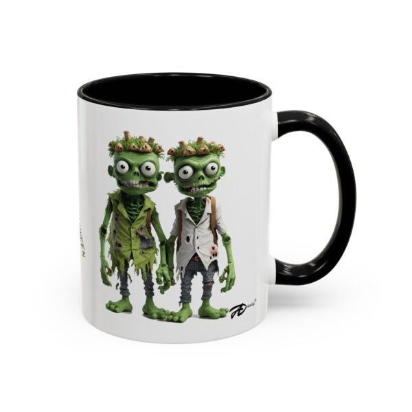 Green Zombie Halloween Coffee Mug 11oz – A Great Addition to Haunted Sips