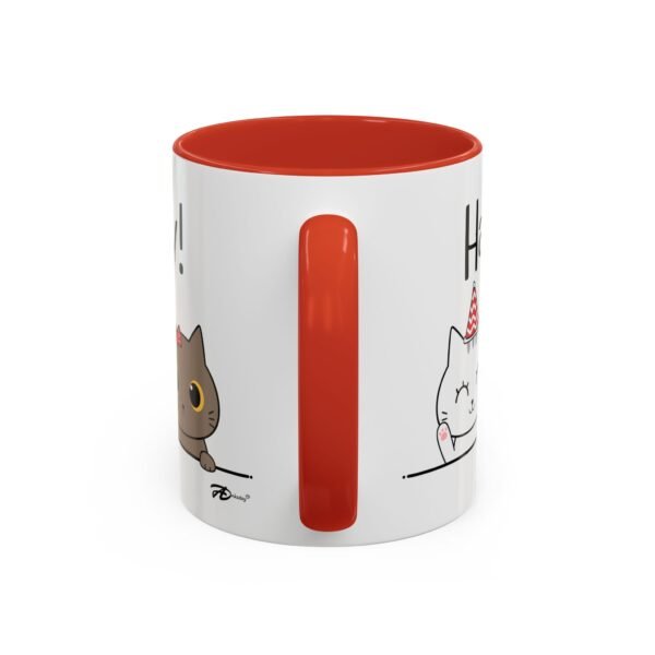 Cute Kitty Have a Nice Day – Unique 11oz Ceramic Mug with Animal Graphic Design - Image 4