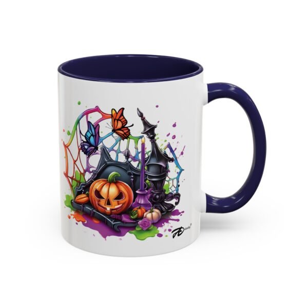 Pumpkin Patch Mug Halloween -11oz Glossy Accent Cup with Vibrant Color Contrast