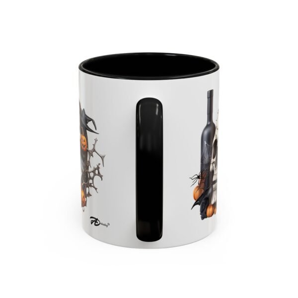 Spooky Halloween Coffee Mug - Glossy Finish, Ergonomic Handle, Ideal for Tea or Brew - Image 4