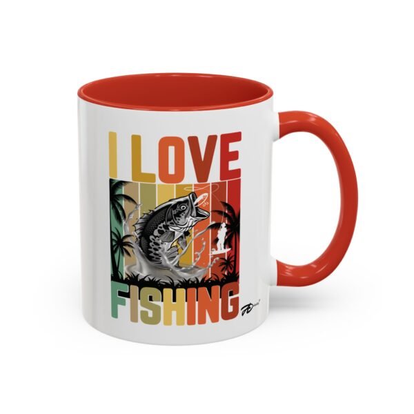 I Love Fishing | 11oz Ceramic Mug for Fishing Enthusiasts