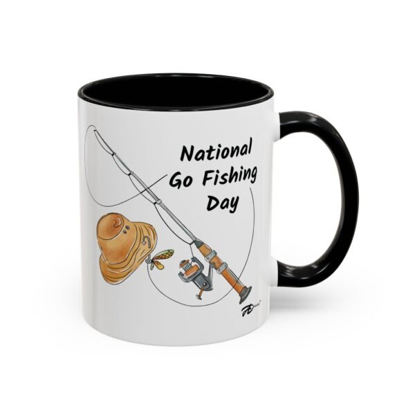 National Go Fishing Day! 11oz Ceramic Mug for Fishing Enthusiasts - Image 2