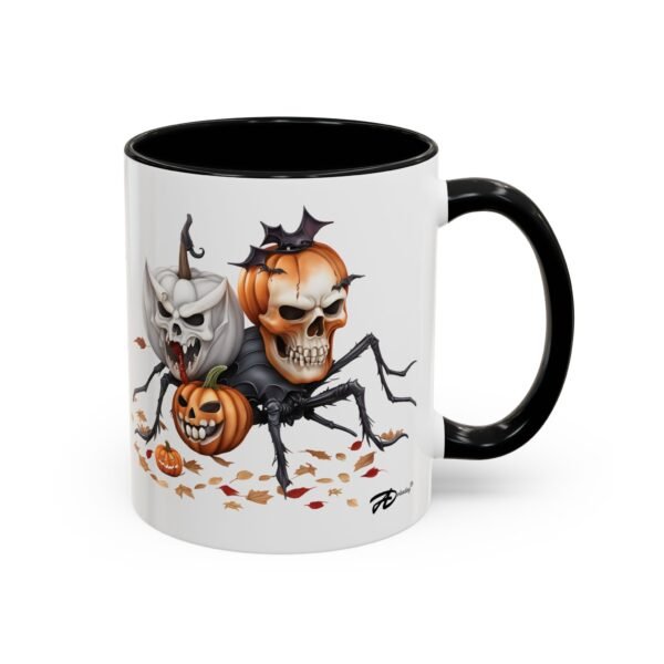 Stylish Halloween Mug - 11oz Ceramic with Color Contrast, Perfect for Coffee Lovers