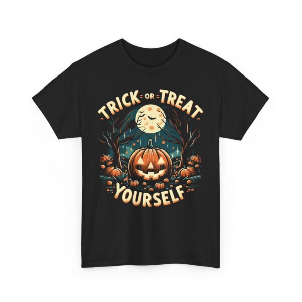 Trick or Treat Yourself Funny Pumpkin Halloween T-Shirt