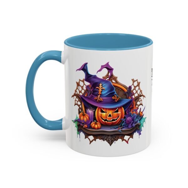 Spooky Halloween Ceramic Mug -11oz Glossy Accent Cup for Festive Coffee & Tea - Image 3