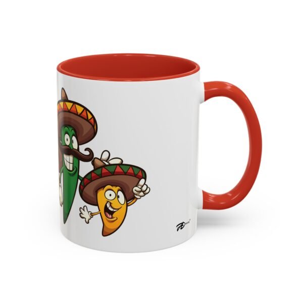 Mexican Peppers Funny Mug - Sip with a Smile – Hilarious Graphic Mug - Image 2