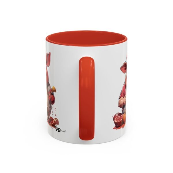 Powered by Bacon, Fueled by Flavor! Ceramic Mug Perfect for Cooking & Eating Enthusiasts - Image 4