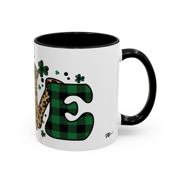 St. Patrick's Day 11oz Mug with Irish Love Graphic – Sip in Style - Image 2