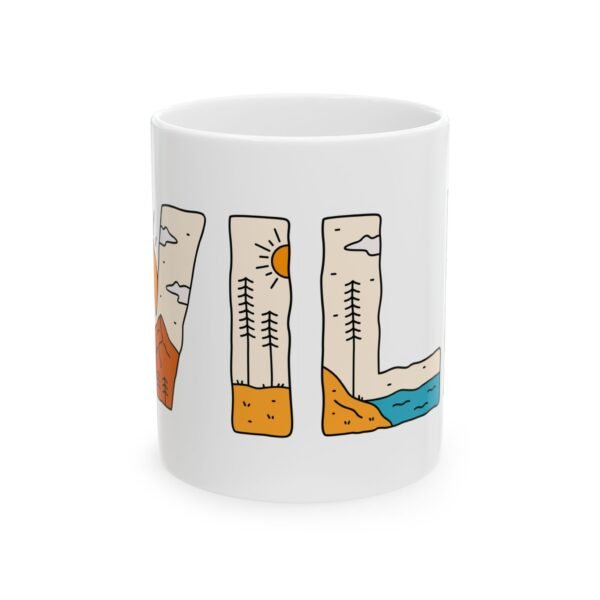 Explore the Outdoors – 11oz Ceramic Camping Mug for Nature Lovers