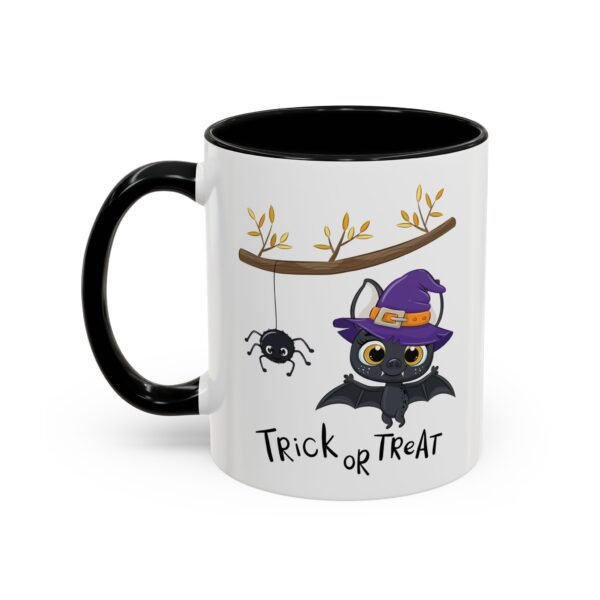 Halloween Mug – 11oz Ceramic with Spooky Design, Ideal for Morning Coffee or Tea Rituals