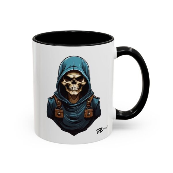 Halloween Skull with Hoodie - 11oz Spooky Ceramic Mug The Ideal Décor for Halloween Lovers