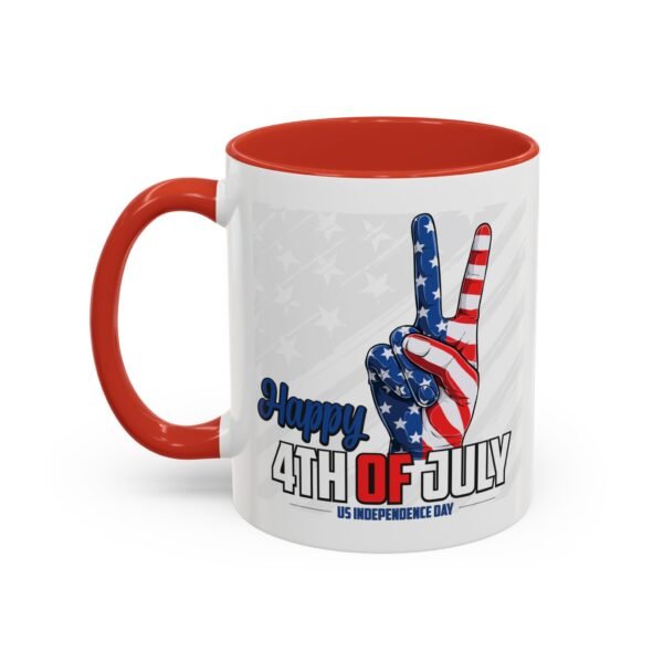 11oz Ceramic Mug with 4th of July Design – Perfect for Celebrating Freedom Independence day - Image 3