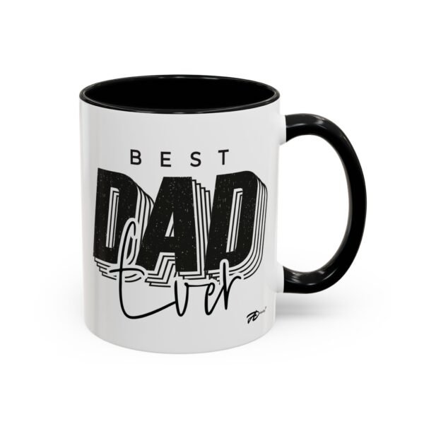 Best Dad Ever. Unique 11oz Ceramic Mug for Dad – Ideal for Father's Day Celebrations