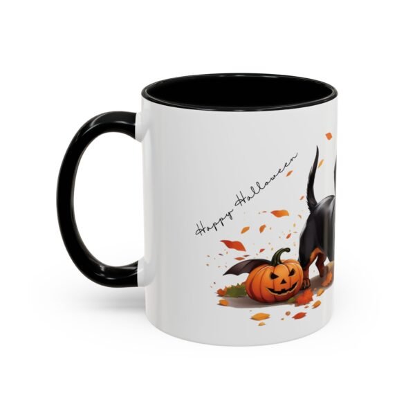 Dachshund in Spooky Style – Perfect for Adding a Haunting Touch to Your Coffee - Image 3