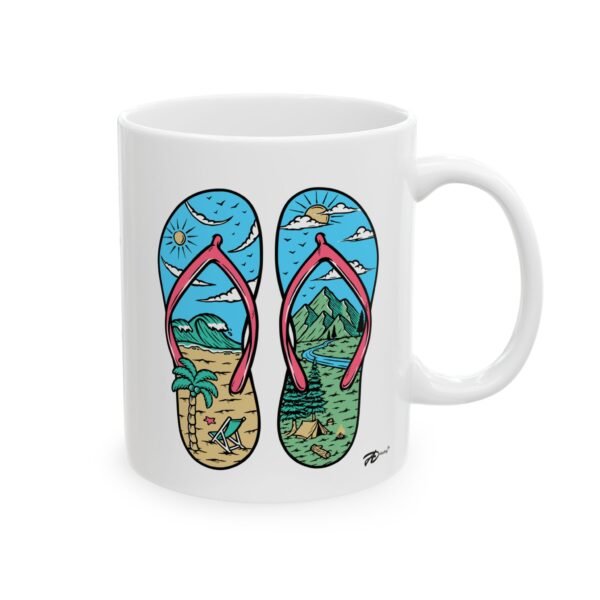 Find Joy in Every Step – 11oz Ceramic Hiking Mug for Nature Lovers