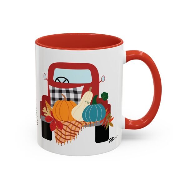 Grateful & Thankful Ceramic Mug - 11oz Thanksgiving Coffee Cup - Image 2