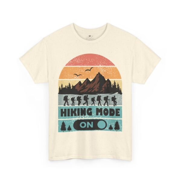 Hiking Mode On – Premium Cotton Tee for Hiking Enthusiasts