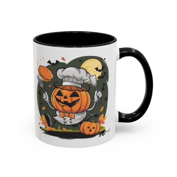 Halloween Chef Pumpkin– 11oz Spooky Ceramic Mug, A Perfect Addition for Halloween Funs - Image 2