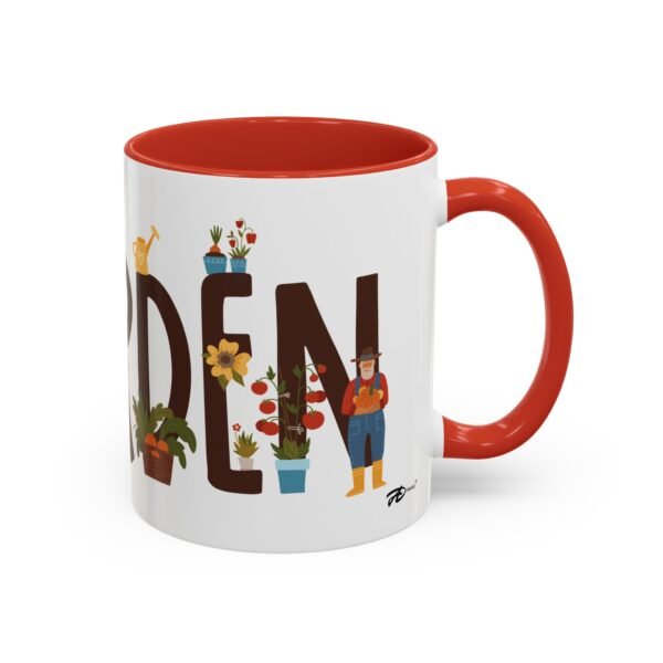 Gardener's Mug – Unique 11oz Ceramic Mug with Stylish Graphic Design - Image 2