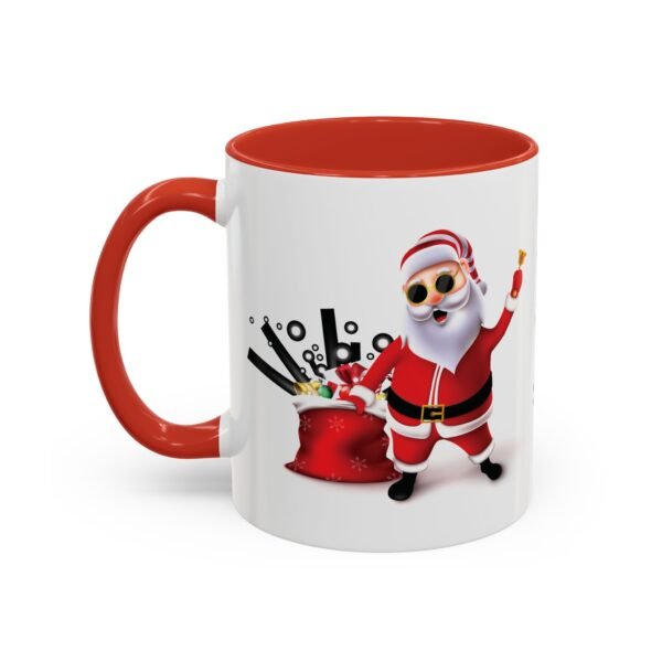 Cool Santa 11oz Ceramic Mug – Festive Christmas Mug with Sunglasses Santa - Image 3