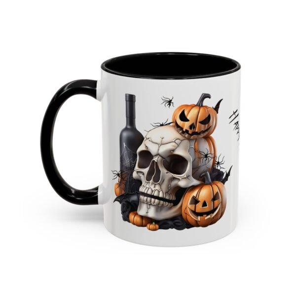 Spooky Halloween Coffee Mug - Glossy Finish, Ergonomic Handle, Ideal for Tea or Brew