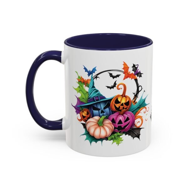 Halloween-Themed Ceramic Mug - 11oz with Glossy Finish for Your Favorite Brew - Image 3