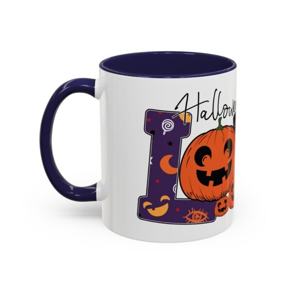 Love Halloween-Themed Ceramic Mug - 11oz with Glossy Finish for Your Favorite Brew - Image 3