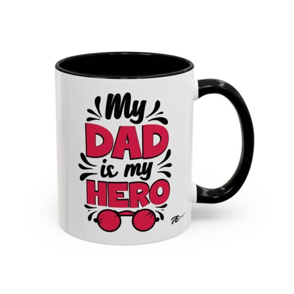 My Dad Is My Hero. Father's Day with a Unique Ceramic Mug - Image 2