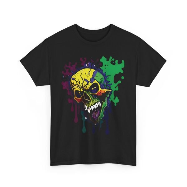 Zombie Colorful Halloween T-Shirt 100% Cotton Unisex - Image 2