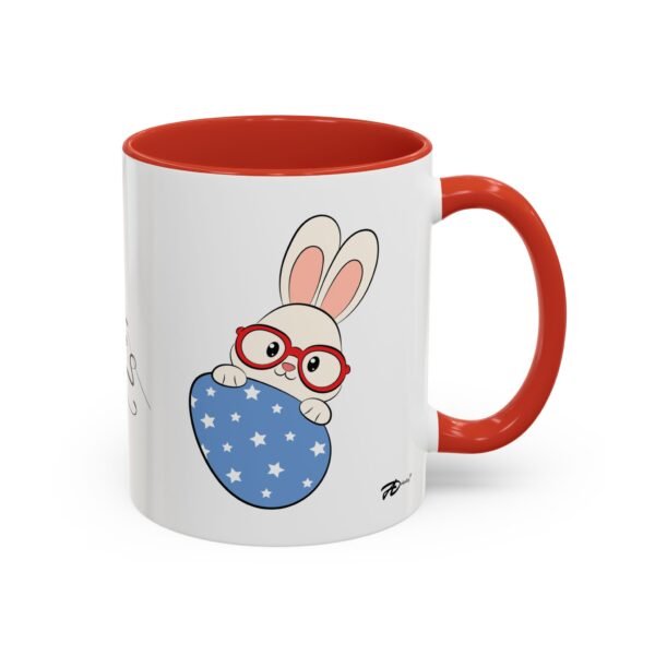 Celebrate Easter with This Bunny & Egg Graphic Ceramic Mug – Festive Sips! - Image 2