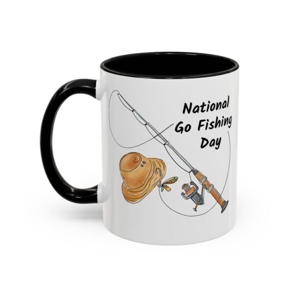 National Go Fishing Day! 11oz Ceramic Mug for Fishing Enthusiasts - Image 3