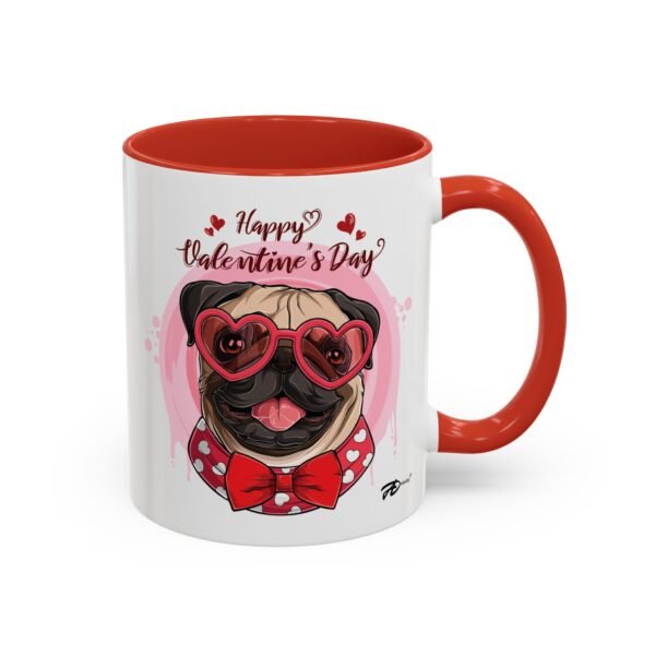 Pug Dog - Themed Valentine's Day Mug 11oz