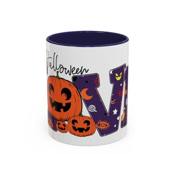 Love Halloween-Themed Ceramic Mug - 11oz with Glossy Finish for Your Favorite Brew