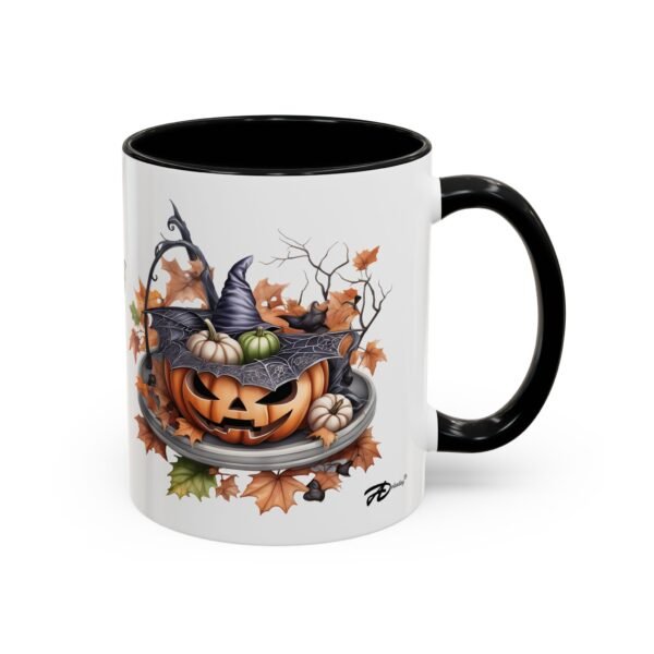 Ghoulish Halloween Mug - 11oz Ceramic Cup with Eye-Catching Design - Image 2