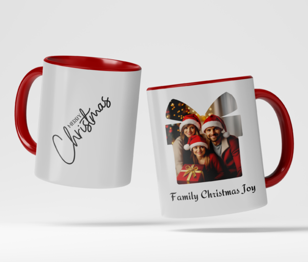 Personalized Christmas Mug 11oz – Add Your Festive Photo & Custom Text | Create a Unique Holiday Keepsake for Loved Ones! - Image 6