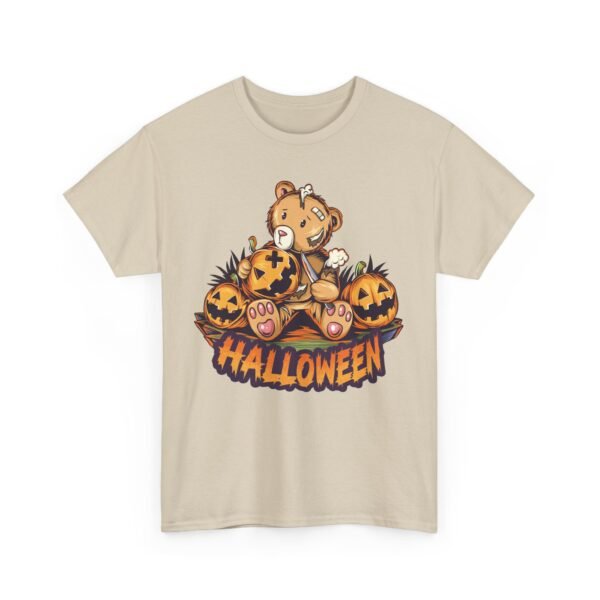 Teddy Bear Pumpkin Halloween T-Shirt 100% Cotton Unisex