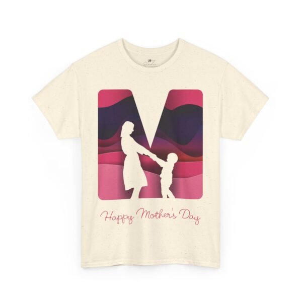 Soft Cotton T-Shirt with Heartfelt Design for Mother's Day Appreciation