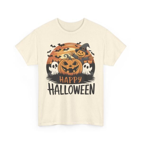 Happy Chilling Pumpkin Halloween T-Shirt 100% Cotton Unisex