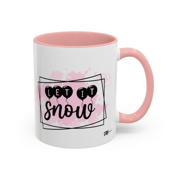 Festive "Let It Snow" 11oz Ceramic Mug – Perfect for Cozy Winter Drinks & Holiday Cheer