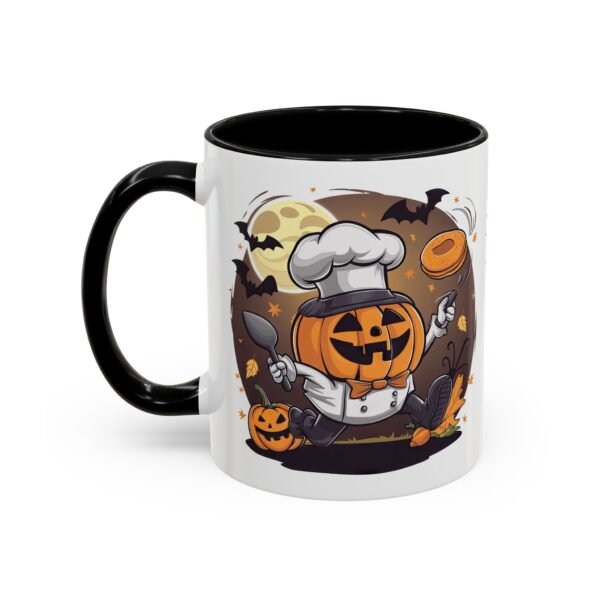 Halloween Chef Pumpkin– 11oz Spooky Ceramic Mug, A Perfect Addition for Halloween Funs