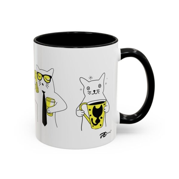 Unique Halloween Cats -11oz Spooky Ceramic Mug - Image 2