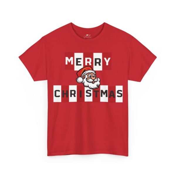 Merry Christmas Santa Graphic Tee, Xmas Cotton Shirt, Holiday Season Gift Top