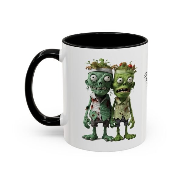 Green Zombie Halloween Coffee Mug 11oz – A Great Addition to Haunted Sips - Image 3