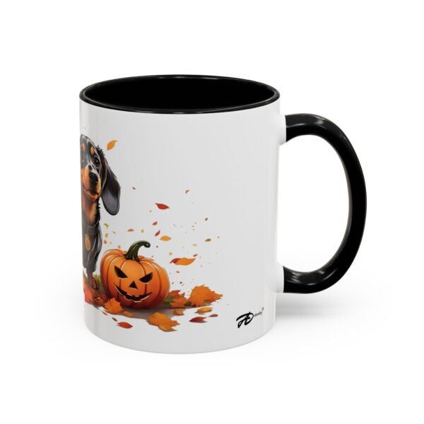 Dachshund in Spooky Style – Perfect for Adding a Haunting Touch to Your Coffee - Image 2