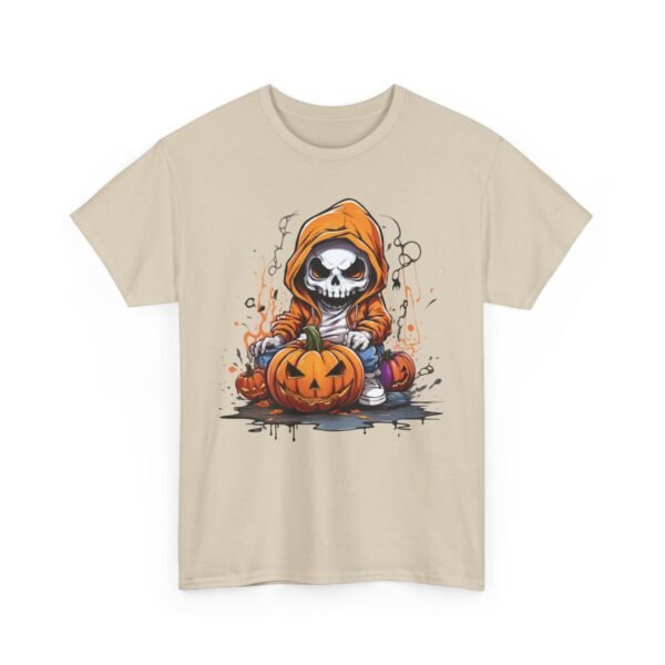 Shadow Pumpkin Fiend Halloween  T-Shirt 100% Cotton Unisex - Image 4