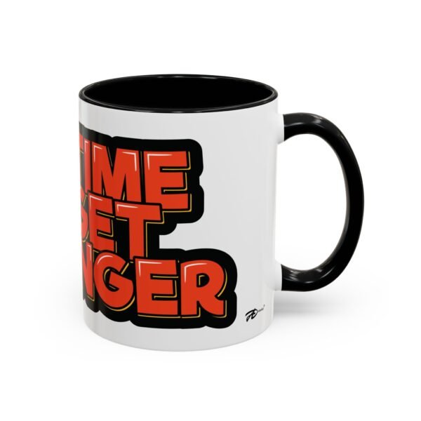 It's Time To Get Stronger  – Unique 11oz Ceramic Mug with Stylish Graphic Design - Image 2