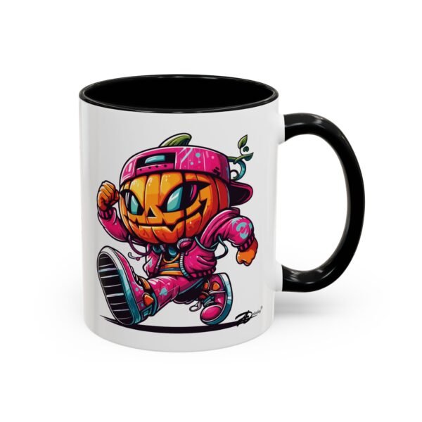 Spooky Halloween Graffiti Pumpkins - Perfect for Halloween Fans– 11oz Spooky Ceramic Mug